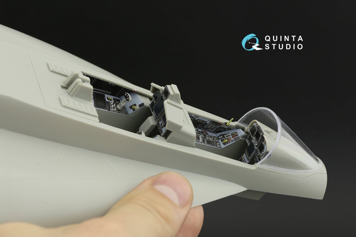 Quinta Studio QD32100 F/A-18F late / EA-18G 3D-Printed &amp;amp; coloured Interior on decal paper (Trumpeter) 1/32 – zdjęcie 12