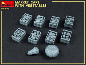 MiniArt 35623 MARKET CART WITH VEGETABLES 35623 1/35 – zdjęcie 5