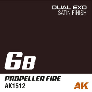 AK Interactive AK1512 DUAL EXO 6B – PROPELLER FIRE 60ML – zdjęcie 2