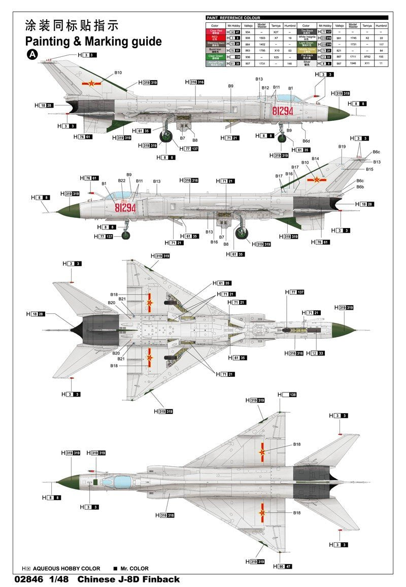 Trumpeter 02846 J-8D Finback 1/48 – image 15