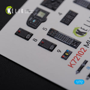 KELIK K72102 MH-47E interior 3D decals for Italeri kit 1/72 – zdjęcie 7
