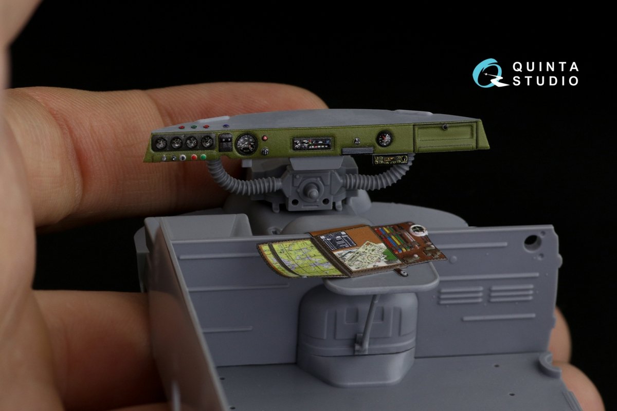 Quinta Studio QD35040 UAZ-452 3D-Printed &amp;amp; coloured Interior on decal paper (Zvezda) 1/35 – zdjęcie 3