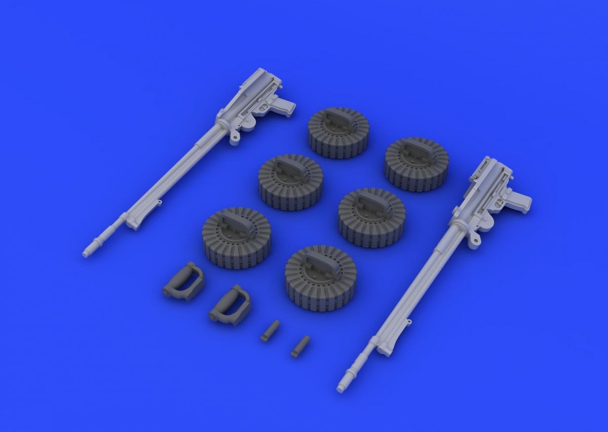 Eduard 632054 Lewis Mk. III WW1 gun 1/32 Hasegawa – zdjęcie 4
