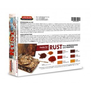 Lifecolor SPG03 Pigments and colours Rust 6x22ml – zdjęcie 2