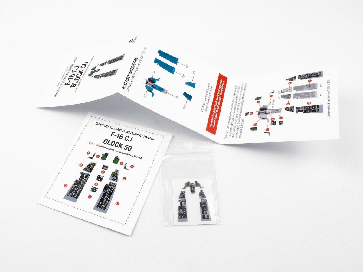 Red Fox Studio QS-48019 F-16 CJ Block 50 Tamiya 1/48 – zdjęcie 3