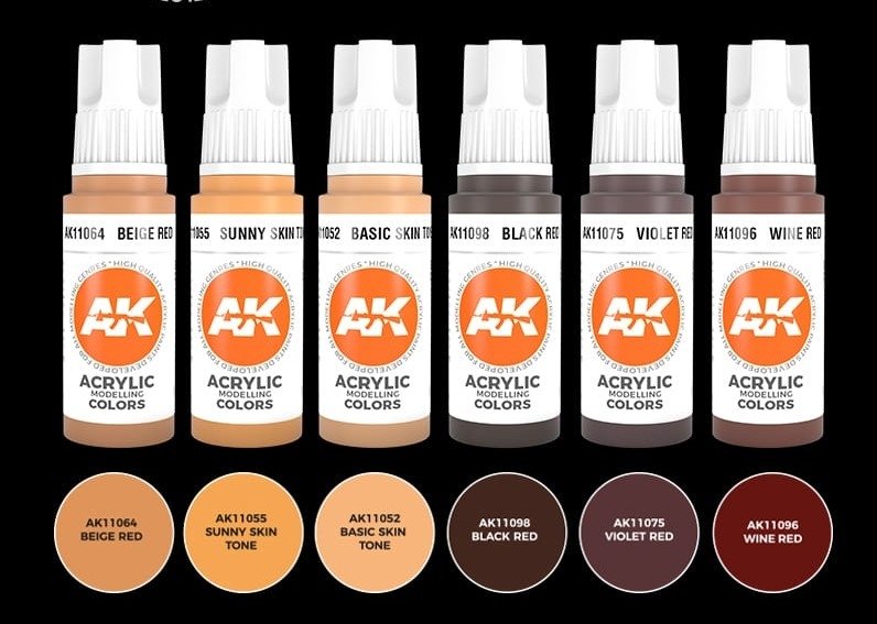 AK Interactive AK11603 3G HUMAN FLESH TONES – zdjęcie 2