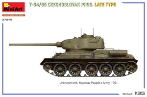 MiniArt 37078 T-34/85 Czechoslovak Prod. Late Type 1/35 – zdjęcie 9