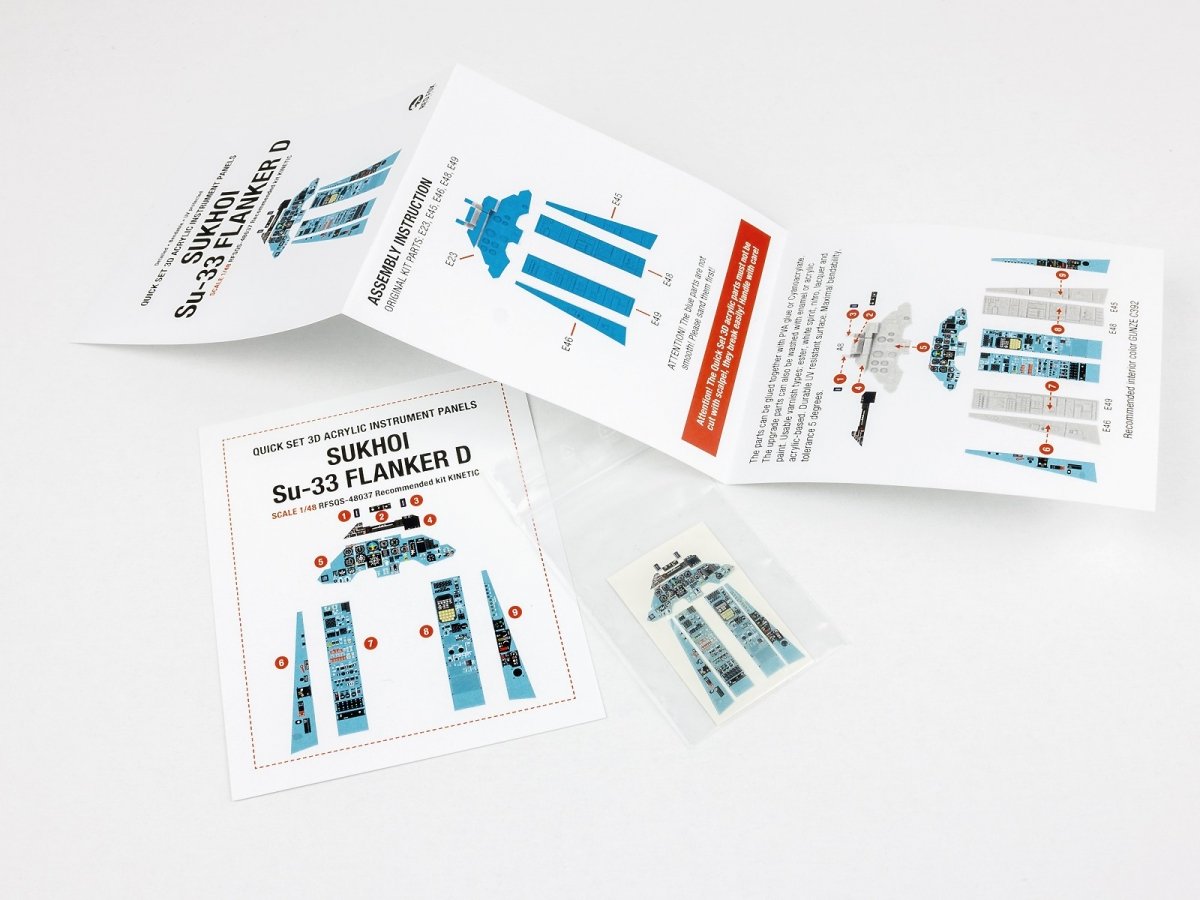 Red Fox Studio QS-48037 Sukhoi Su-33 Flanker D Kinetic 1/48 – image 3