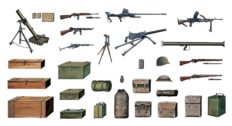 Italeri 0407 Accessories and Guns 1/35
