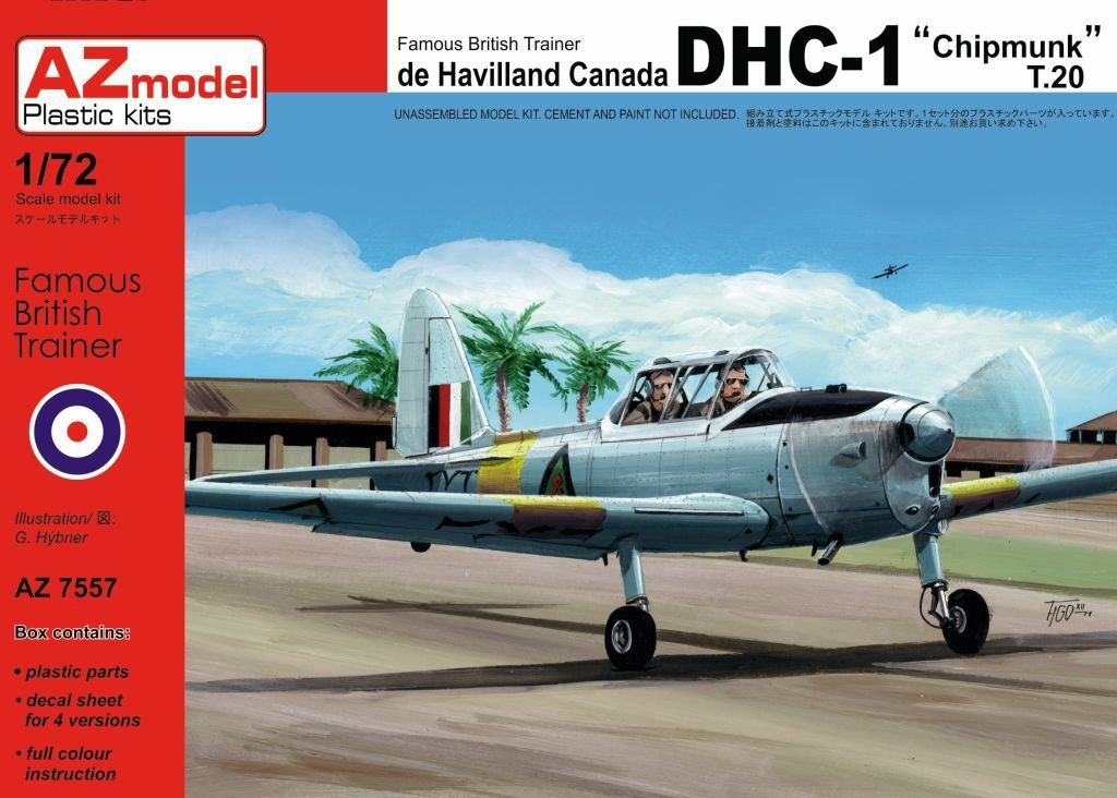 AZmodel AZ7557 DHC-1 Chipmunk T.20 1/72