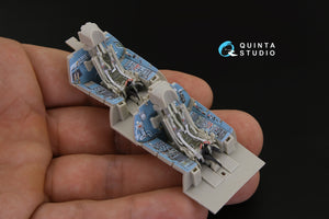 Quinta Studio QD48181 Su-27UB 3D-Printed colored Interior on decal paper (for KittyHawk kit) 1/48 – image 9