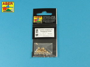 Aber 16114 AFV - Scale 1/16 Turned imitation of Hexagonal bolts 1.75 x 2.20 mm x 25 pcs. (1/16) – image 4