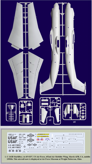 Roden 325 Lockheed C141 B Starlifter 1/144 – image 2