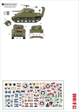 Star Decals 72-A1040 British Sharpshooters 75th D-Day Special. Sherman tanks of 3rd/4th County of London Yeomanry 1/72 – zdjęcie 2