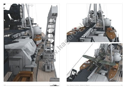 Kagero 16032 The German Cruiser Admiral Hipper EN – zdjęcie 4
