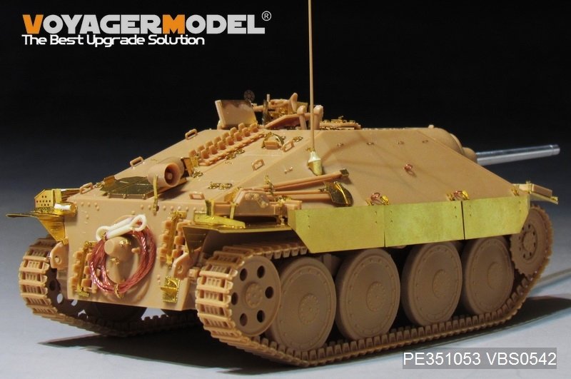 Voyager Model PE351053B WWII German Sd.Kfz.138/2 Hetzer Tank Destroyer Late Version (B ver include Gun Barrel) For ACADMY 13230/13277 1/35 – zdjęcie 5