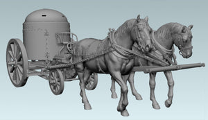 Copper State Models F35-047 A pair of horses for Fahrpanzer 1/35 – zdjęcie 2