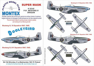Montex K32141 P-51 Mustang IV (RAF) 1/32
