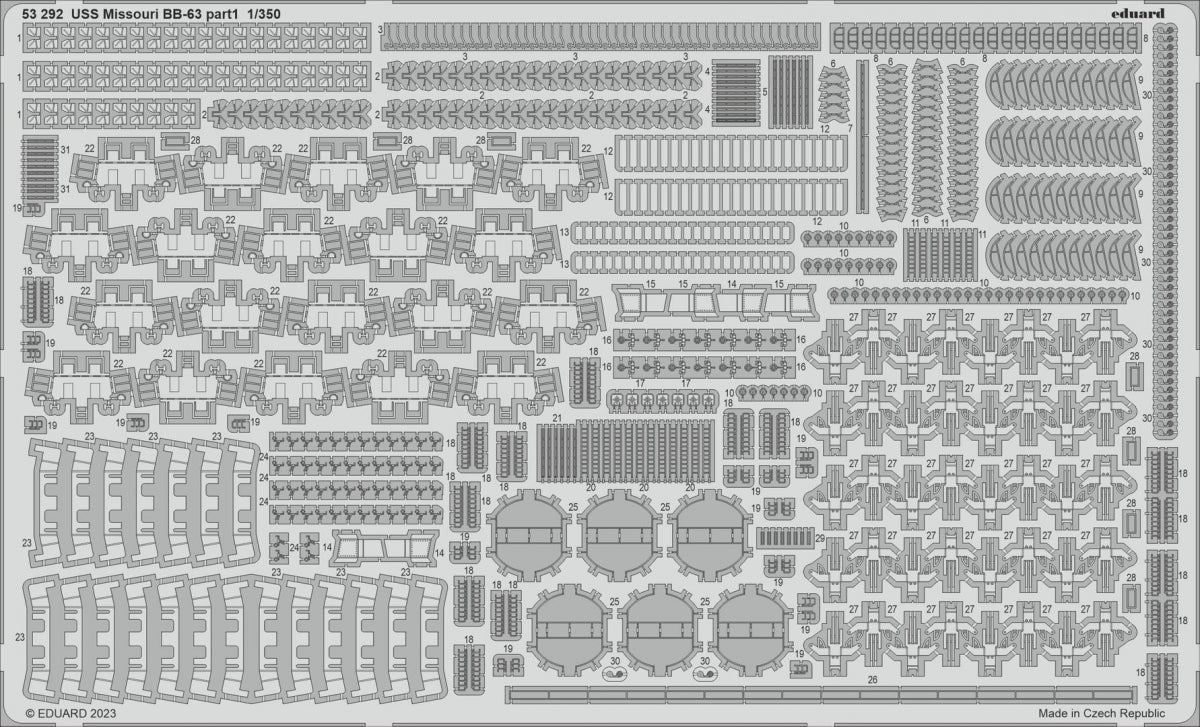 Eduard BIG5368 USS Missouri BB-63 Hobby Boss 1/350 – zdjęcie 2