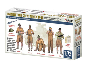 Mirage Hobby 720007 British Tank Crew, Africa 1941 1/72