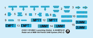 Trumpeter 01022 M901 Launching Station – zdjęcie 4