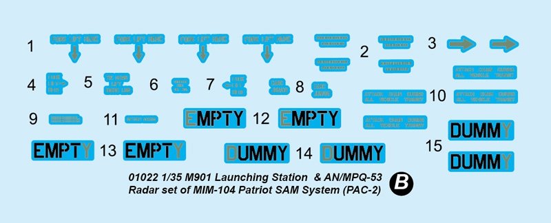 Trumpeter 01022 M901 Launching Station – zdjęcie 4