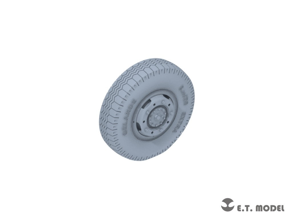 E.T. Model P35-104 WWII German Sd.Kfz.234 Small Diameter Weighted Wheels Type.4 1/35 – zdjęcie 4