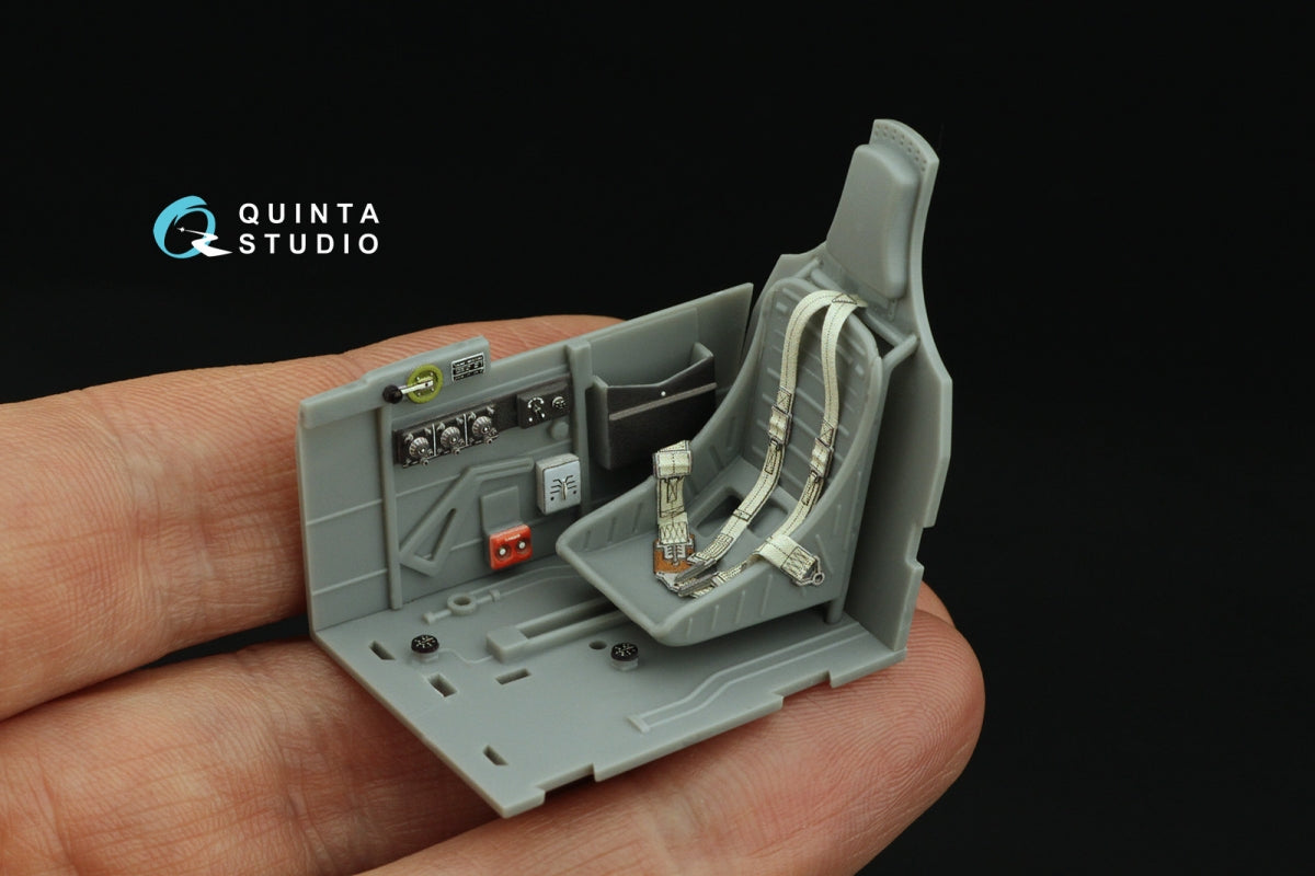 Quinta Studio QD32208 P-40F WarHawk 3D-Printed colored Interior on decal paper (Trumpeter) 1/32 – image 7