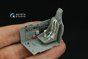 Quinta Studio QD32208 P-40F WarHawk 3D-Printed colored Interior on decal paper (Trumpeter) 1/32 – image 7
