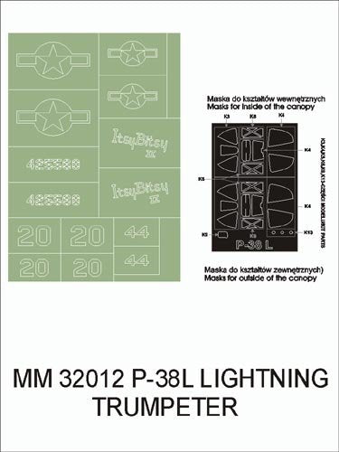 Montex MM32012 P-38 L Éclairage TROMPETTE