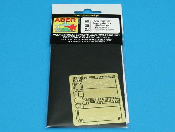Aber 35A118 Tool box for Brummbar, Ferdinamd and Elefant 1/35 – image 3