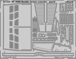 Eduard 32247 EF 2000 Two-seater exterior TRUMPETER 1/32 – zdjęcie 2