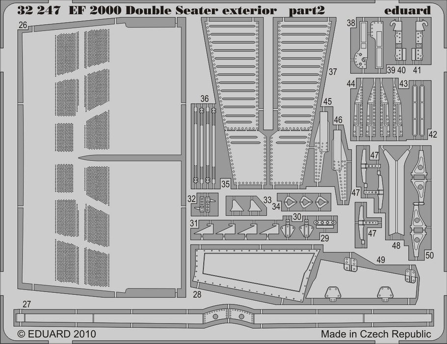 Eduard 32247 EF 2000 Two-seater exterior TRUMPETER 1/32 – zdjęcie 2