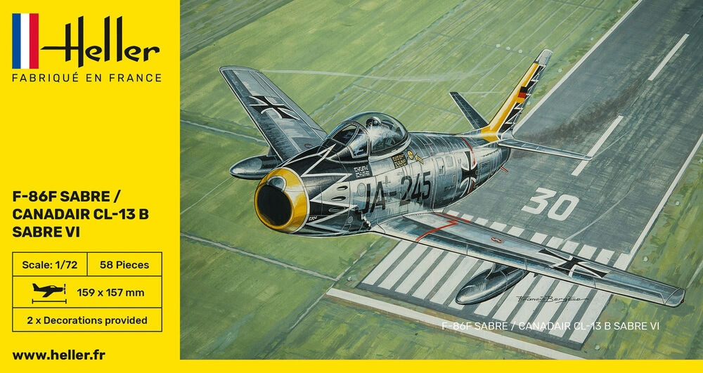Heller 80277 F-86F SABER / CANADAIR CL-13 B SABER VI 1/72 – image 3