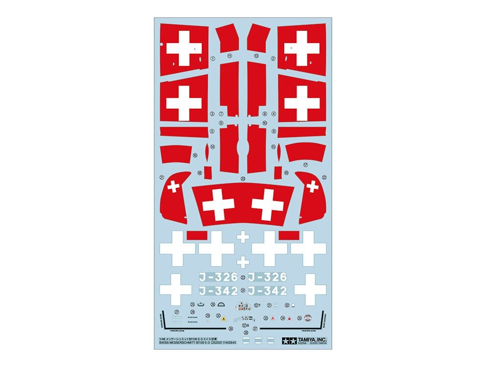 Tamiya 25200 Swiss Bf109 E-3 1/48 – immagine 4