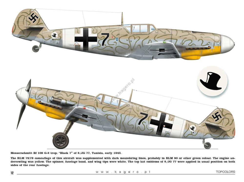 Kagero 15034 Messerschmitt Bf 109s over the Mediterranean Part I (decals) EN/PL – image 5