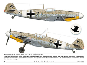 Kagero 15034 Messerschmitt Bf 109s over the Mediterranean Part I (decals) EN/PL – image 5