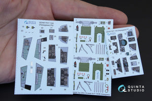 Quinta Studio QD48178 F-14A 3D-Printed &amp;amp; coloured Interior on decal paper (for Hasegawa kit) 1/48 – zdjęcie 9