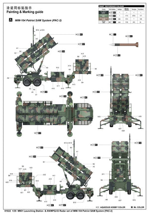 Trumpeter 01022 M901 Launching Station – zdjęcie 3