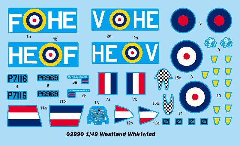 Trumpeter 02890 Westland Whirlwind 1/48 – zdjęcie 4