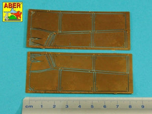 Aber 48054 Jagdtiger Sd.Kfz. 186 – osłony boczne / Side skirts for Jagdtiger Sd.Kfz. 186 1/48 – zdjęcie 3