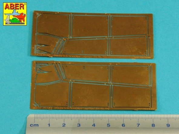 Aber 48054 Jagdtiger Sd.Kfz. 186 – osłony boczne / Side skirts for Jagdtiger Sd.Kfz. 186 1/48 – zdjęcie 3