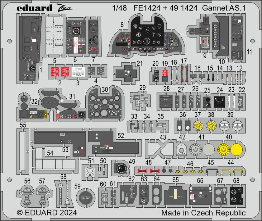Eduard 491424 Gannet AS.1 AIRFIX 1/48 – image 2