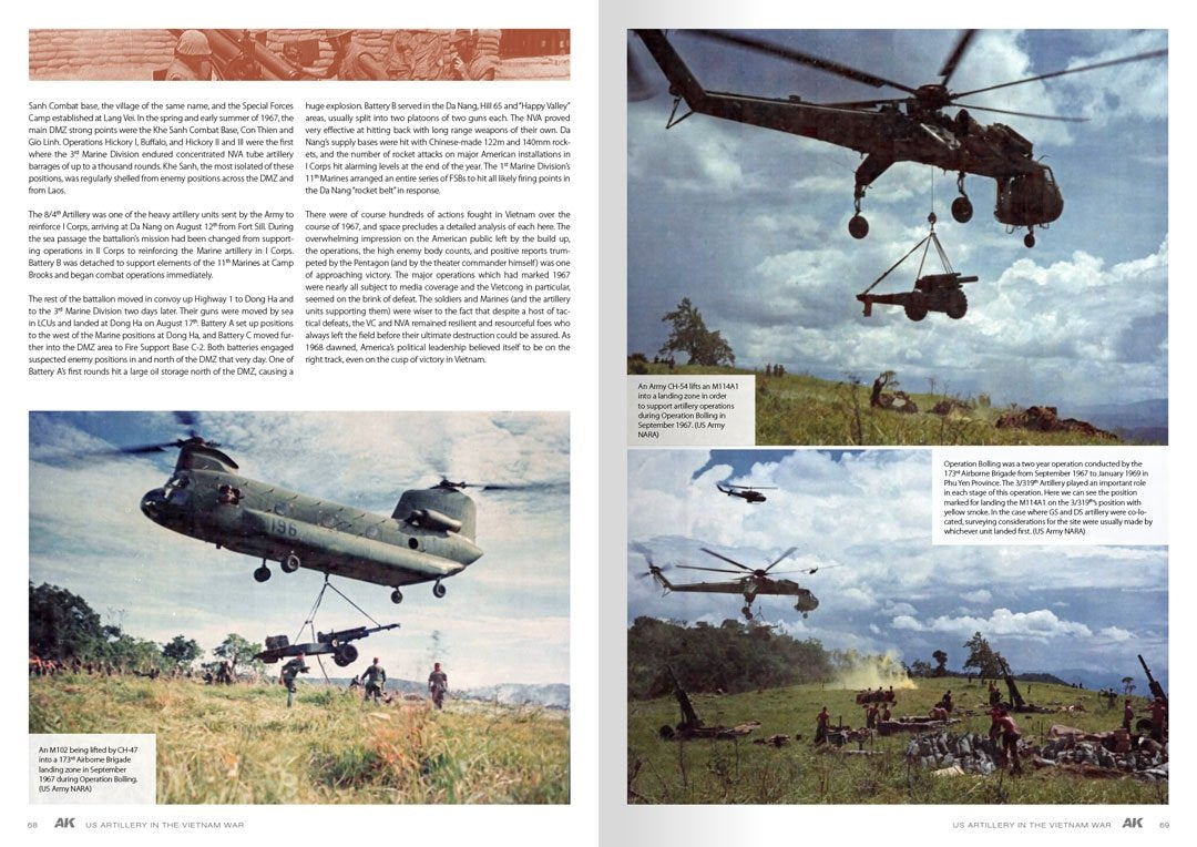 AK Interactive AK130007 AMERICAN ARTILLERY IN VIETNAM EN – zdjęcie 6