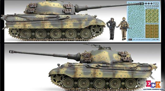 Academy 13229 German King Tiger Last Production 1/35 – zdjęcie 3