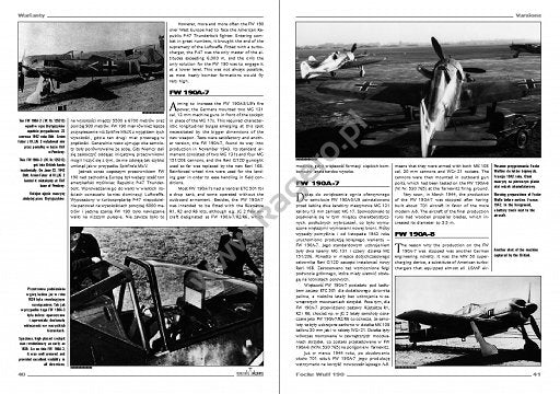 Kagero 3001 Focke Wulf FW 190 vol. I (no decals) EN/PL – zdjęcie 2