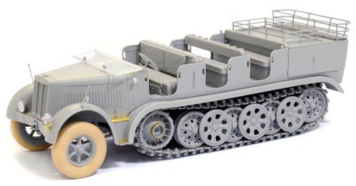 Dragon 6545 Sd.Kfz.7 8t Half-Track Early Production w/Crew 1/35 – zdjęcie 6