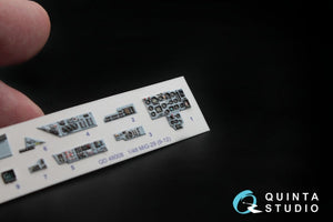 Quinta Studio QD48008 MiG-29 (9-12) 3D-Printed &amp;amp; colored Interior on decal paper (for GWH kits) 1/48 – image 3