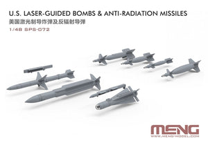 Meng Model SPS-072 US Laser Guided Bombs &amp;amp; Anti-Radiation Missiles 1/48 – image 2