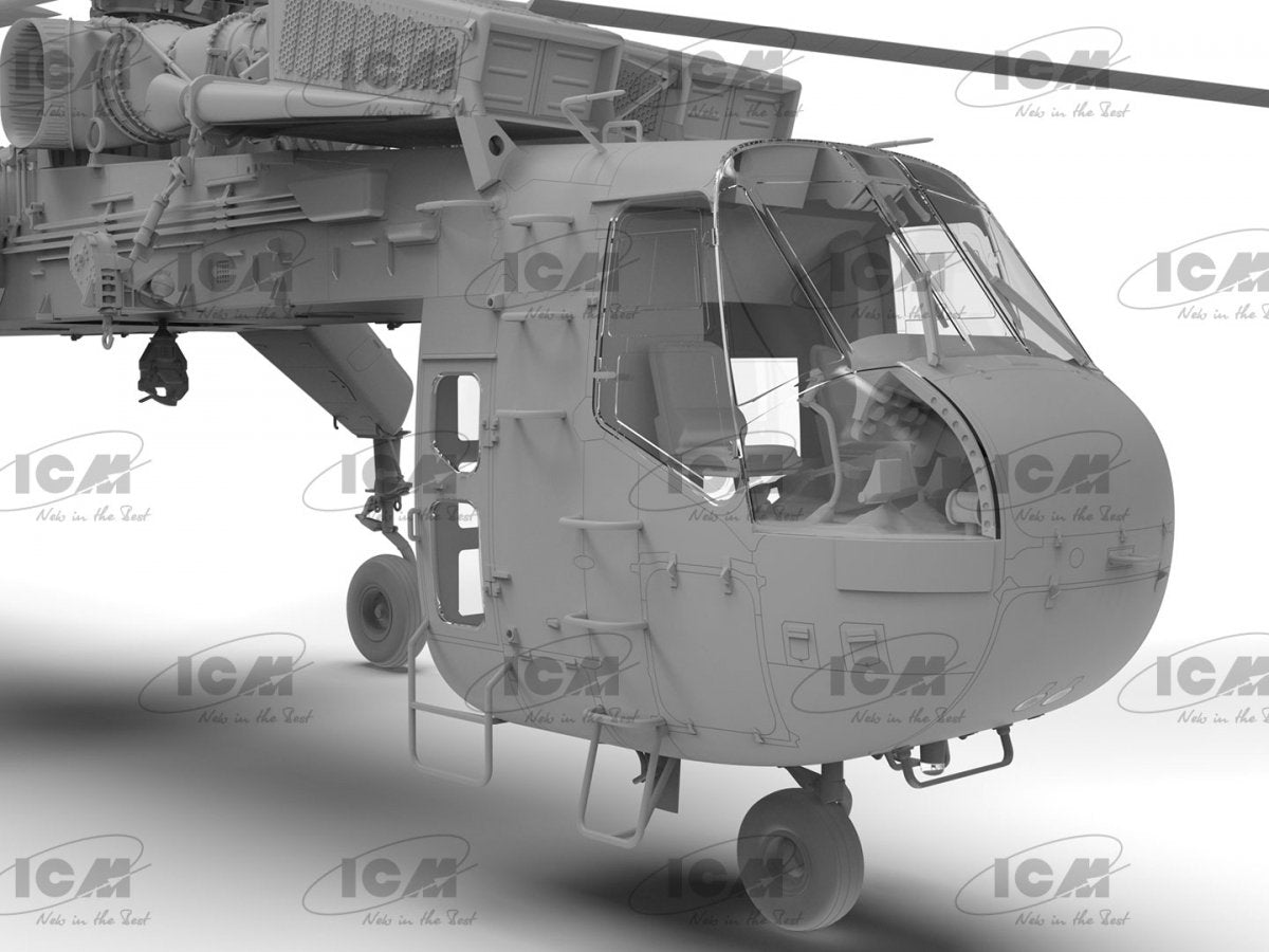 ICM 53054 Sikorsky CH-54A Tarhe US heavy helicopter 1/35 – zdjęcie 23